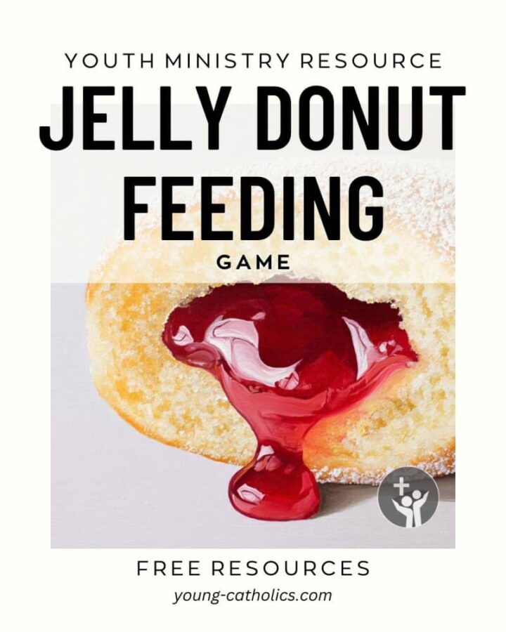 Jeu dalimentation Jelly Donut Jeunes catholiques afin de adresser